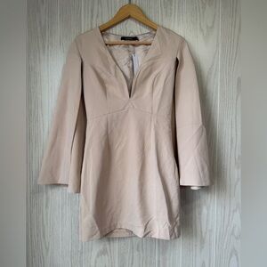 Ark & Co. Light Tan Cape Dress Size S NWT